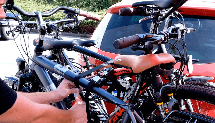 Fahrradträger für 2 Fahrräder, robust & sicher