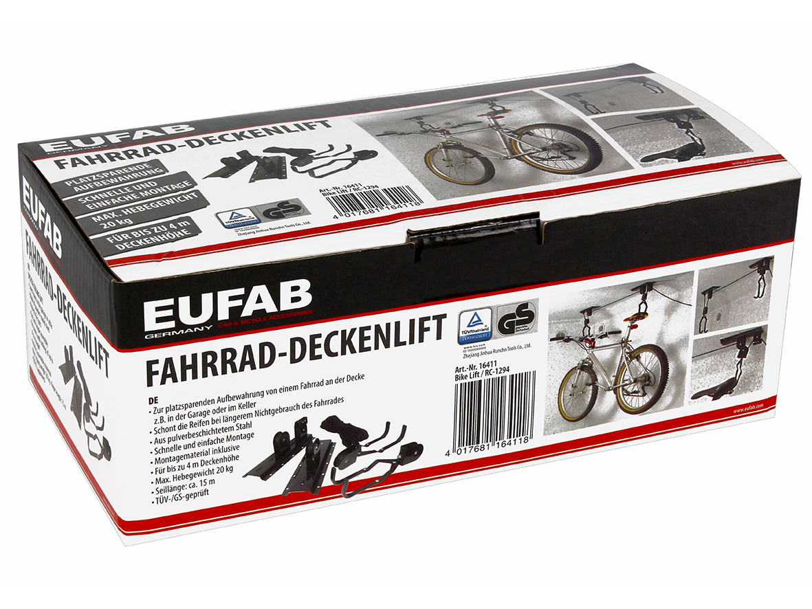Eufab Fahrrad Deckenlift 